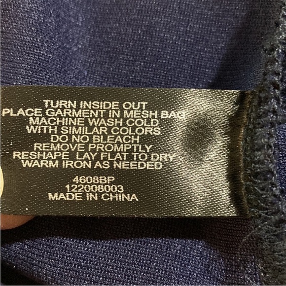 Boston Proper Navy Pant Suit, size L, EUC - Picture 11 of 13